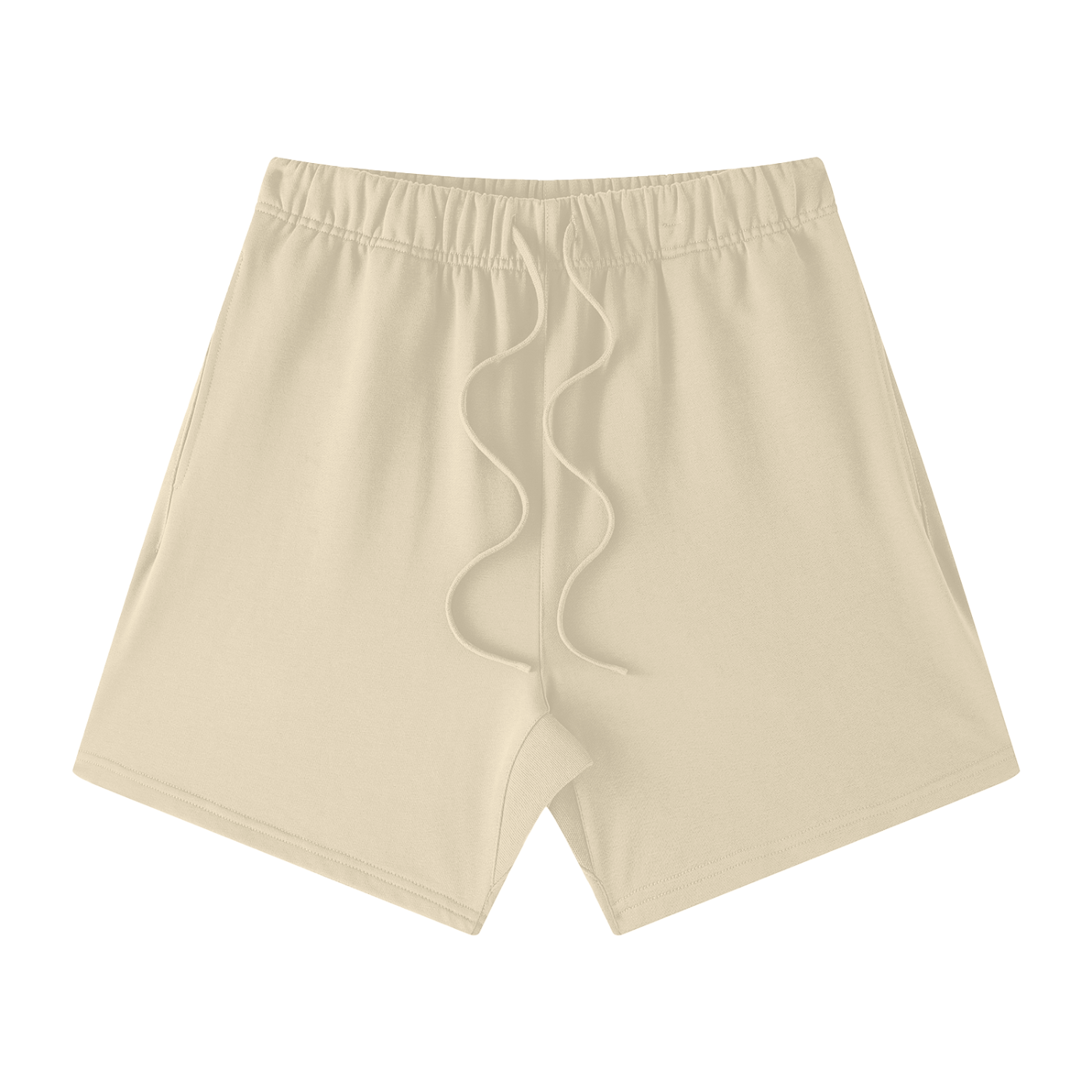 Unisex Earth Tone Loose Fit Cotton Shorts
