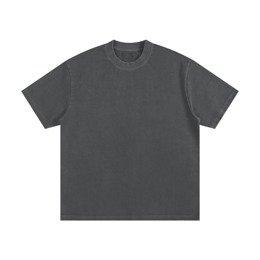 Heavyweight Vintage Washed Frayed T-Shirt