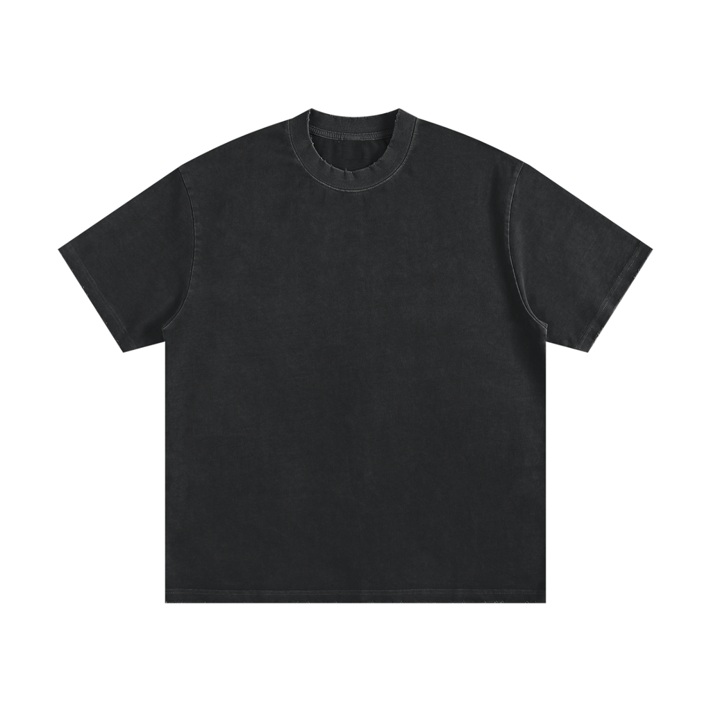 Heavyweight Vintage Washed Frayed T-Shirt