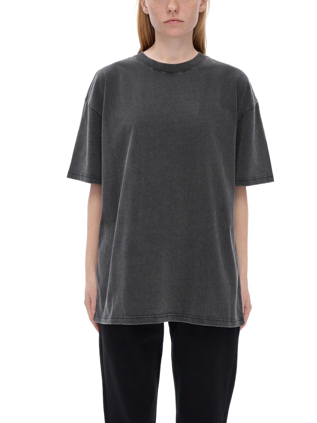Vintage Washed Loose Fluffy T-Shirt
