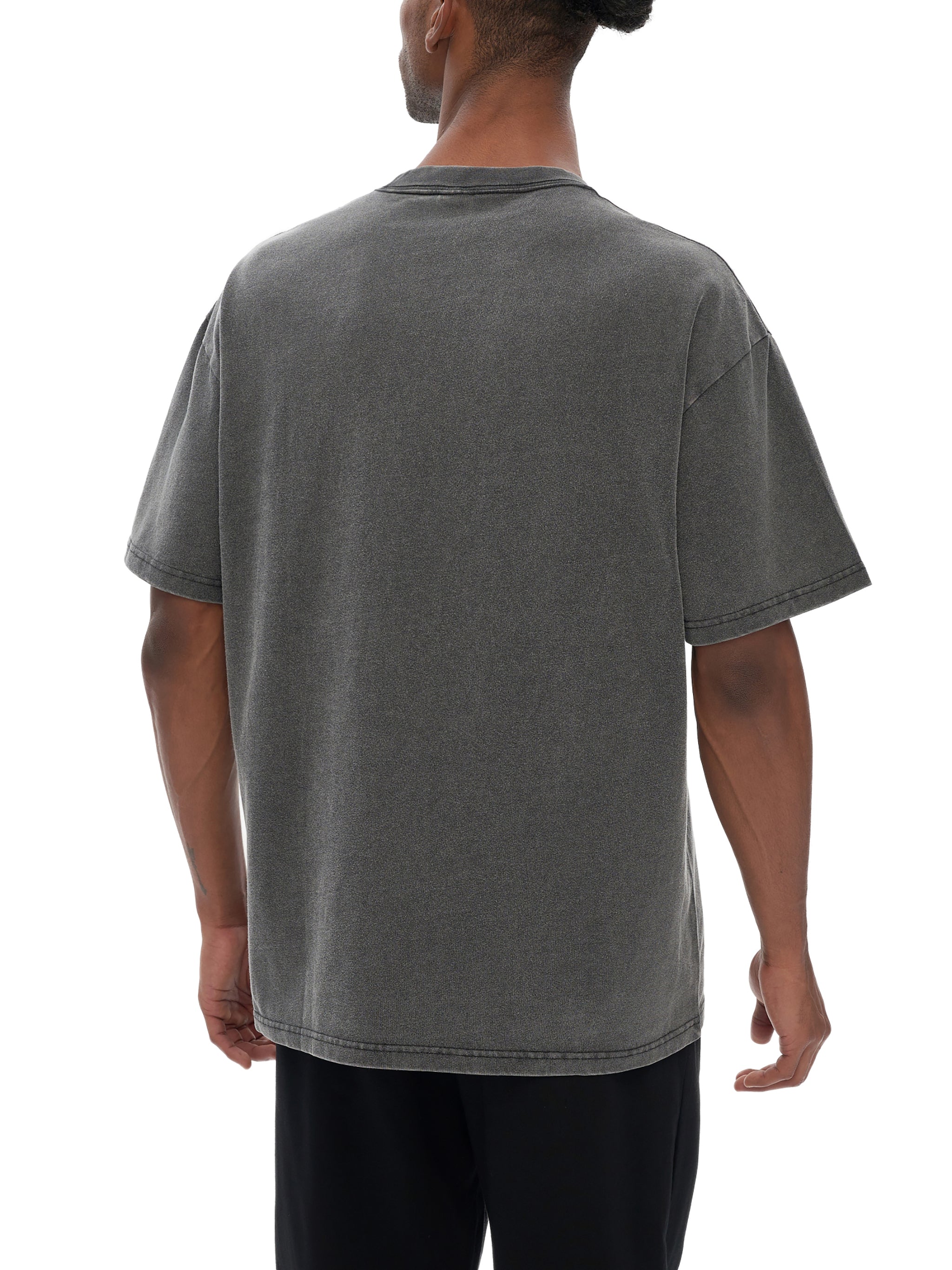 Vintage Washed Loose Fluffy T-Shirt
