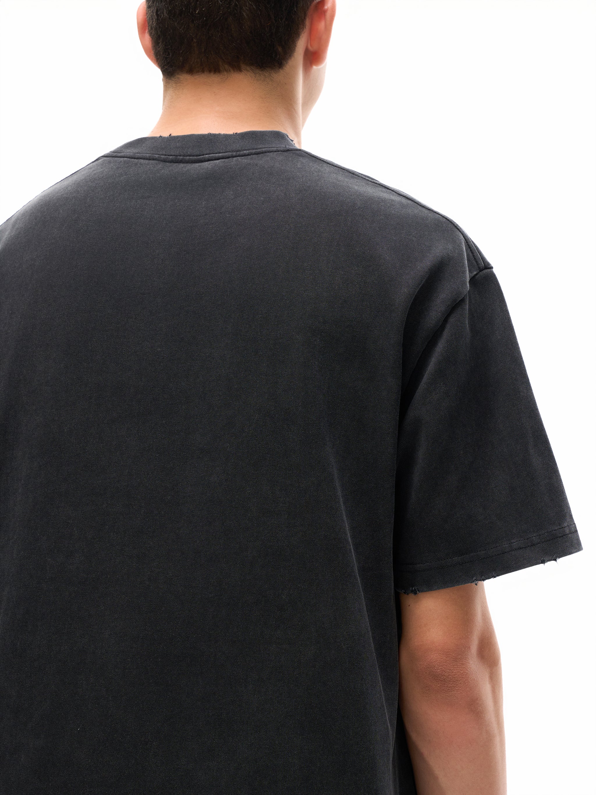 Heavyweight Vintage Washed Frayed T-Shirt